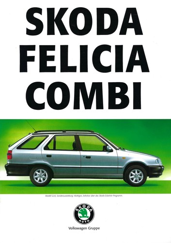Originalprospekt skoda felicia - skoda,