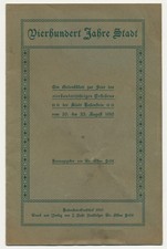 Konvolut von der 400 Jahrfeier Hohenstein Ernstthal Gedenkblatt Sondermarken