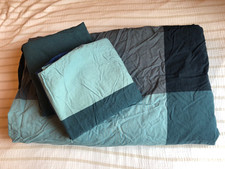 ikea bettwäsche kingsize 220x240 Baumwolle Kariert Blau türkis