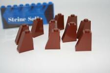 Lego (c) 10x Dachstein 2x1x2 rotbraun - reddish brown - 60481 - Slope - Classic