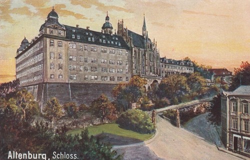 Altenburg schloss 1 wk - ak,