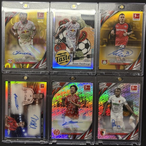 Topps chrome bundesliga auto - bundesliga, &