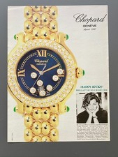 Chopard Happy Sport Happy Diamonds 1994 Vintage Watch Ad Werbung Reklame