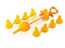 TORTEN DEKORIEREN GLASUR SPRITZE CREME SPRITZE TUBE SPITZEN 8 DÜSEN SET BACKWERKZEUG