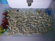 Konvolut alte Margarinefiguren SIGELLA TREFFIX 1950er/60er – Western, Soldaten