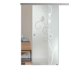 Glasschiebetür 7005-F2 mit 5 verschiedenen Schiebesystemen 