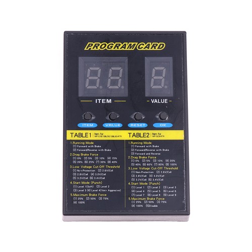 Hobbywing programmkarte - rc, -programmkarte