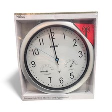 Funkwanduhr (mit Thermo-und