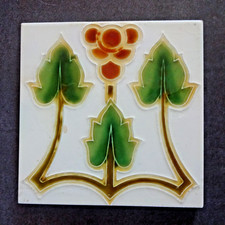 Originale Jugendstil Fliese