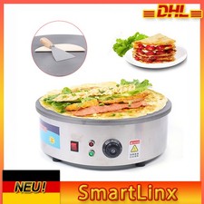 Profi Crepes Maker Edelstahl Crepesgerät Crepesplatte SX-450P 45cm 220V 2800W
