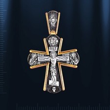Russisches kreuz silber - kreuz, 925