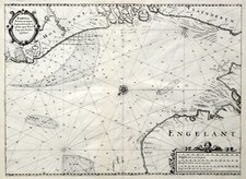 Niederlande Nordseekanal Original Kupferstich Landkarte Merian 1641