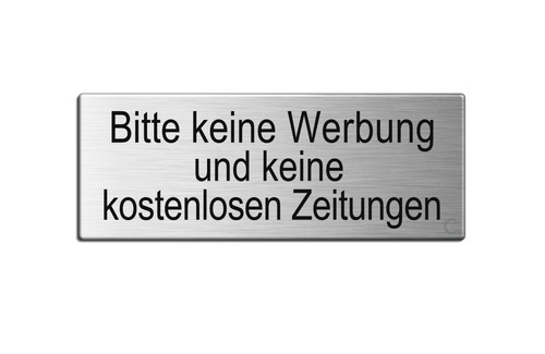Keine werbung - keine,