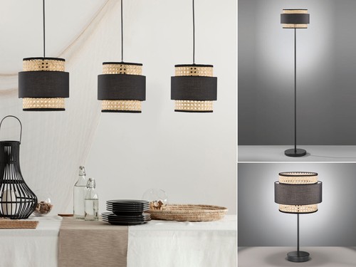 Rattan lampen mit korbgeflecht - rattan,