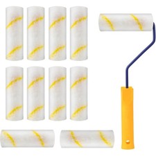 Set of 10 Paint Rollers, 10 cm
