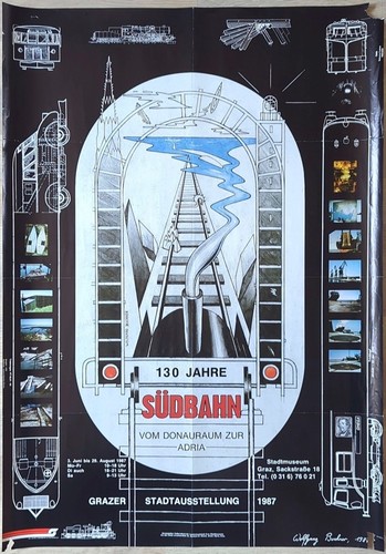 Poster plakat südbahn - südbahn,