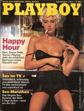 PLAYBOY NOVEMBER 1992 HAPPY HOUR DIE SCHÖNSTEN BAR DAMEN JOAN SEVERANCE TV SEX