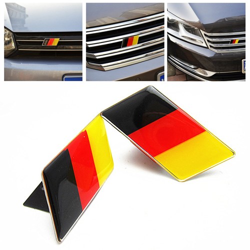 Deutsche flagge auto - flagge, front