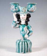 WW KERAMIK WIENER WERKSTSETTE LEUCHTERWEIBCHEN VIENNA AUSTRIA SUSI SINGER MNR 49