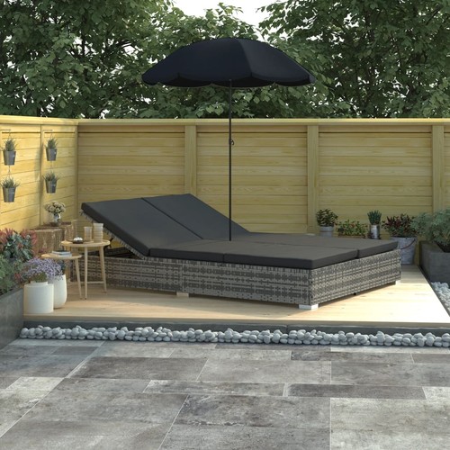 Vidaxl outdoor loungebett mit - vidaxl,