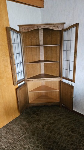 Eckschrank altdeutsch sehr - eckschrank,