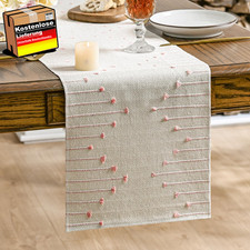 Rosa Boho Tischläufer