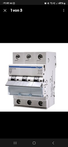 Hager mbn 316 schalter b16 - mbn,