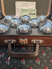la boule OBUT, original Petanque 8er Set mit Tasche, vintage