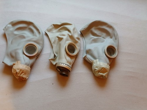 Original nva gasmaske - original, grau