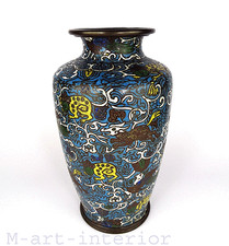 Antike Bronze Cloisonne