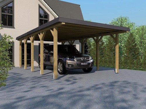 Carport walmdach hunsrück - walmdach, ii