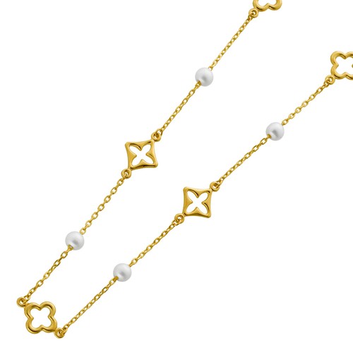 Ankerkette gelbgold 333 - gelbgold,