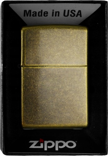 Zippo antikes messing 60001567 - zippo,
