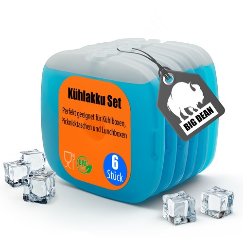 Kühlakkus ideal für - 6x,