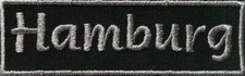 Hamburg Aufnäher gestickt
