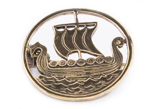 Wikinger fibel drachenboot - wikinger,