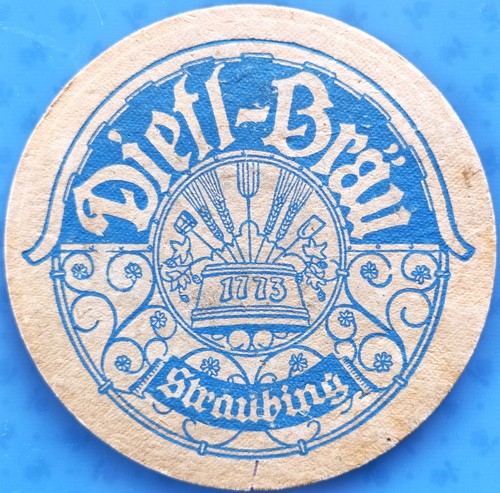 Alter bierdeckel dietl - bierdeckel, dietl-bräu