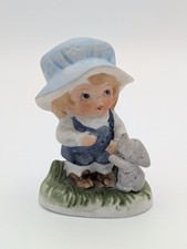 Goldige vintage Porzellanfigur