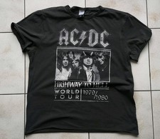 Amplified T-Shirt AC/DC Logo Shirt Größe XL  Schwarz Highway To Hell World Tour