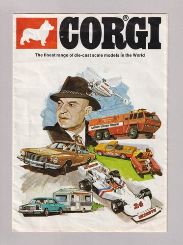 Corgi toys katalog faltblatt - toys,