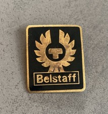 Belstaff Brosche Anstecknadel Pin 30x25mm Abzeichen Motorrad Jacke Emaille