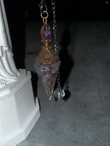 Orgonit pendel amethyst - orgonit,
