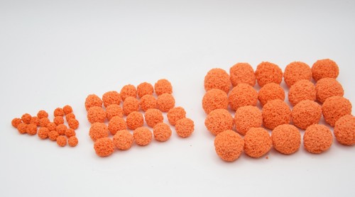 20 schwammkugeln 4mm 7mm - /,