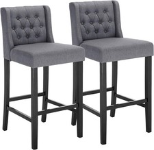 2xBarhocker Bistrohocker Tresenhocker Barstuhl mit Lehne 101dgr-2