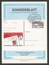 BRD SONDERBLATT 1988 ESSEN PRIVAT-GA ETB EUROPA CEPT MARSHALL PLAN BAUHAUS /u476