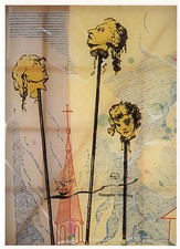 Kunstpostkarte - Sigmar Polke