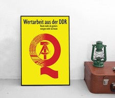 Poster Wertarbeit aus der DDR