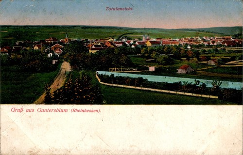 Gruss aus guntersblum mainz - ak,