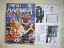 METAL HAMMER Nr. 7 1991 Skid Row Dynamo Open Air Sepultura Scorpions + Poster