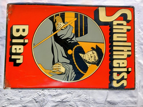 Rarität blechschild - rarität,, ur-blechschild